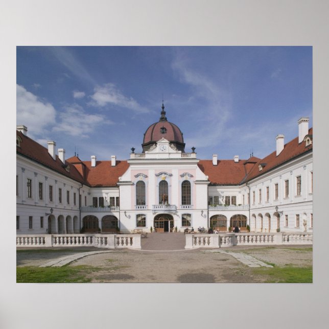 Póster Hungría, Budapest, Godollo: Mansión real, hogar (Frente)