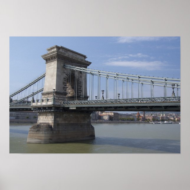 Póster Hungría, capital de Budapest. Histórico (Frente)