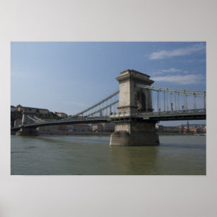 Póster Hungría, capital de Budapest. Histórico 3