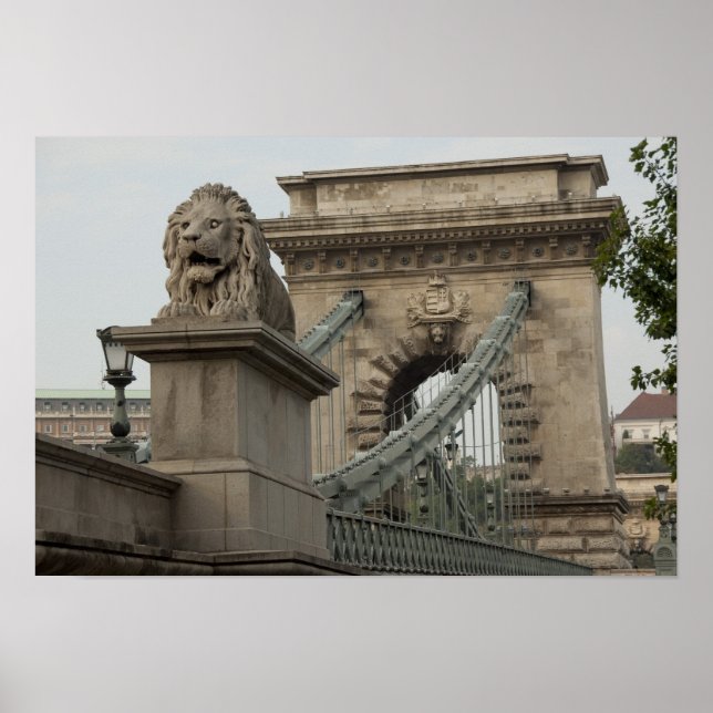 Póster Hungría, ciudad capital de Budapest. Histórica (Frente)