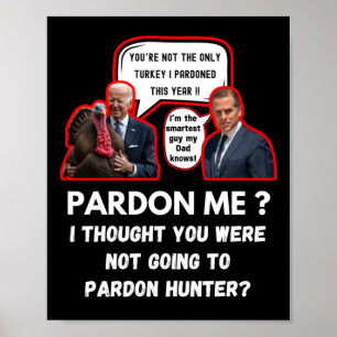 Póster Hunter Biden Pegatina
