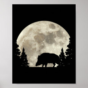 Póster Hunter Wild Boar Keiler Wildsau Hunter
