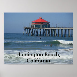 Póster Huntington Beach, California