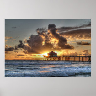Póster Huntington Beach California