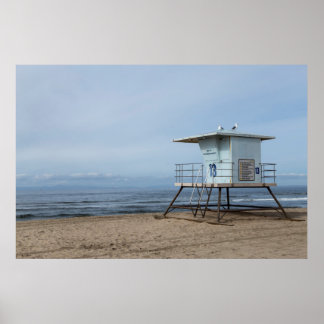 Póster Huntington Beach Lifeguard Post 13