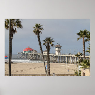 PÓSTER HUNTINGTON BEACH PIER