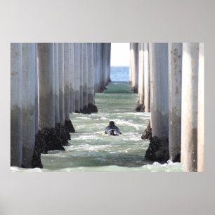 Póster Huntington Beach Pier California