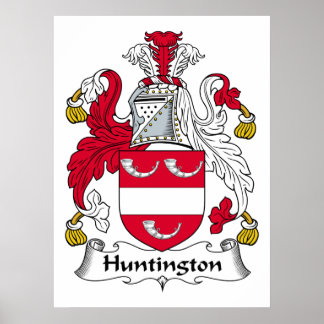 Póster Huntington Family Crest