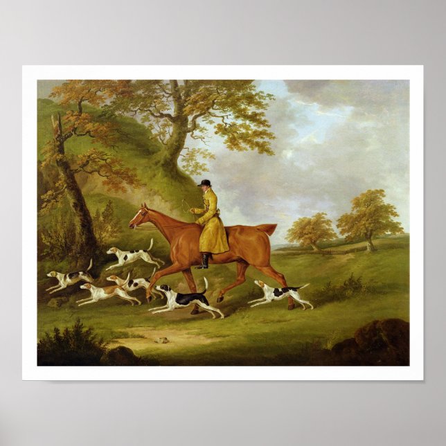 Póster Huntsman y Hounds, 1809 (aceite sobre lienzo) (Frente)