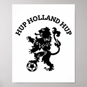 Póster Hup Holanda Hup Naranja Fútbol Ll Viaje 
