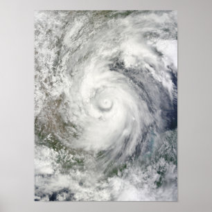 Póster Huracán Alex por el oeste del Golfo de México