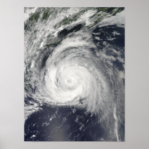 Póster Huracán Bill de la costa este