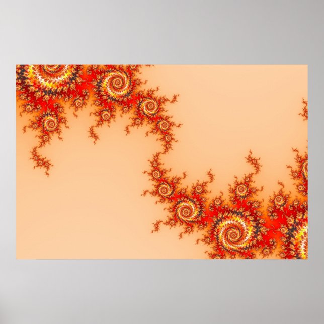 Póster Huracán de fuego (Frente)