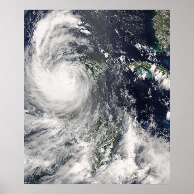 Póster Huracán Dean (Frente)