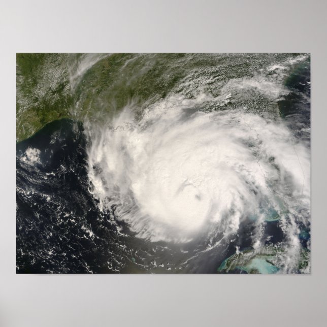 Póster Huracán Gustav (Frente)