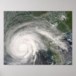 Póster Huracán Gustavo sobre Luisiana