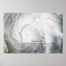 Póster Huracán Harvey Poster