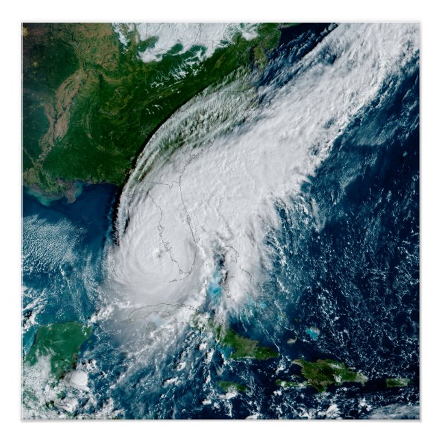 Póster Huracán Ian | 28 de septiembre de 2022 (Anverso)