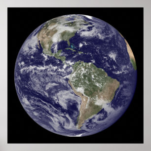 Póster Huracán Ike 52x52 (40x40)
