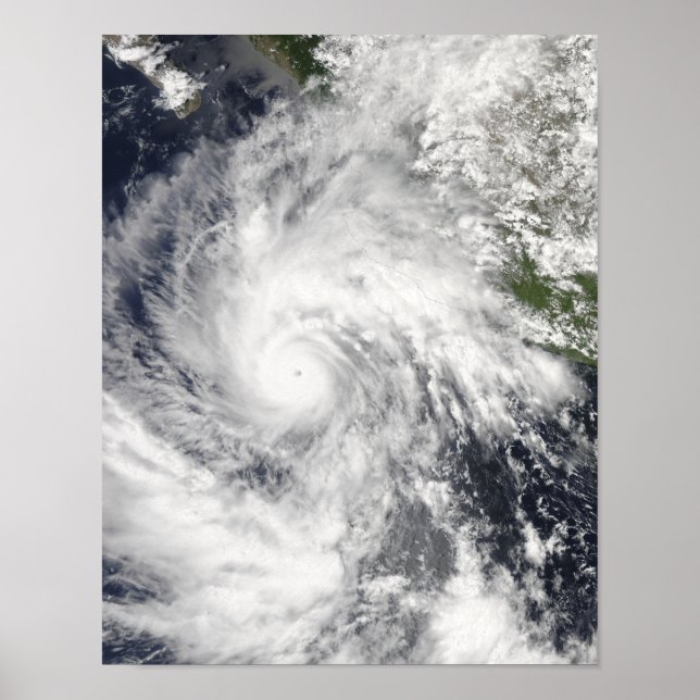 Póster Huracán Jimena (Frente)