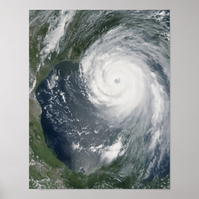 Póster Huracán Katrina (Frente)