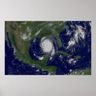 Póster Huracán Katrina
