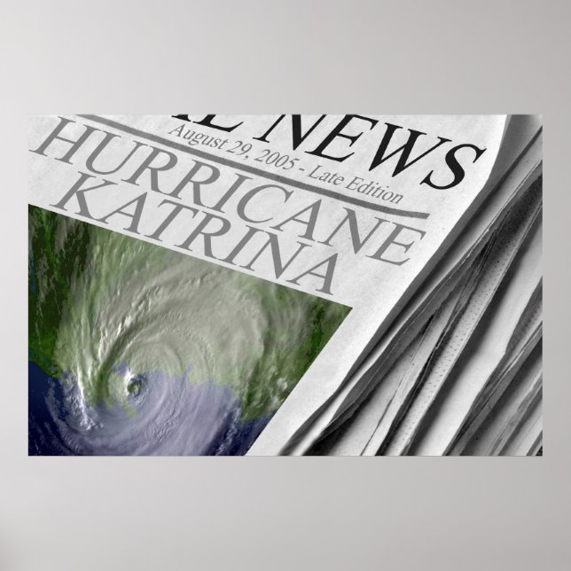 Póster Huracán Katrina Poster (Frente)