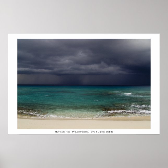 Póster Huracán Rita (Frente)