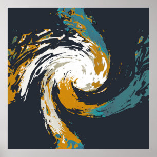 Póster Huracán Twirl