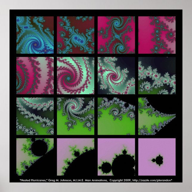Póster Huracanes anidados (Frente)