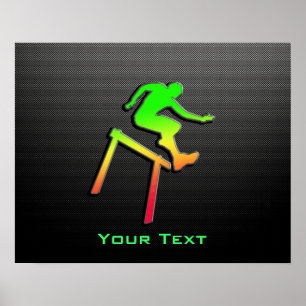 Póster Hurdler liso