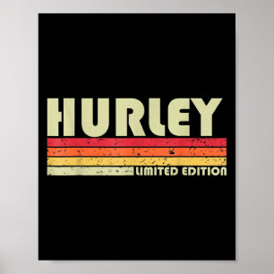 Póster Hurley Funny Cumpleaños Para Los Hombres