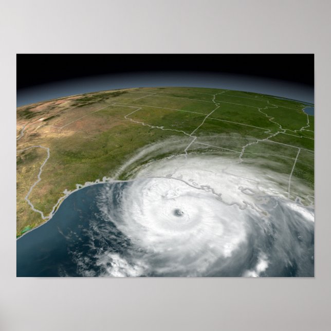 Póster Hurricane Rita 2 (Frente)