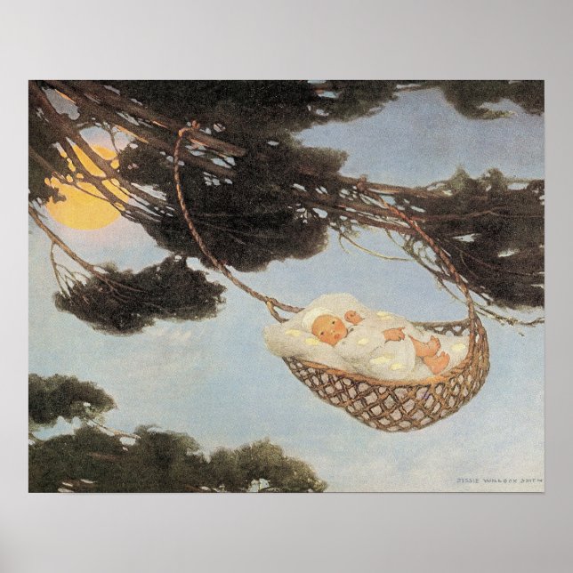 Póster Hush-a-Bye, Baby Nursery Rhyme (Frente)