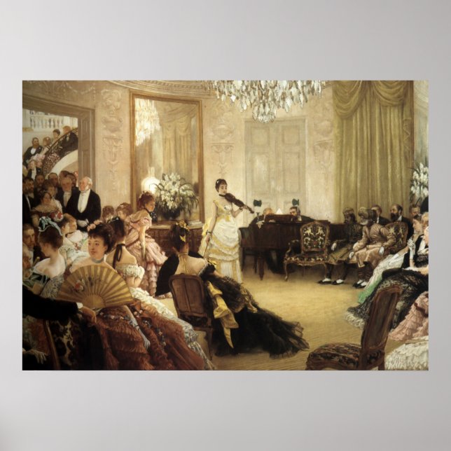 Póster Hush, el concierto de James Tissot (Frente)