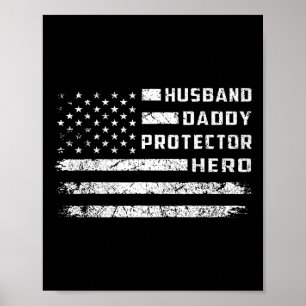 Póster Husid Daddy Protector Hero Padres D