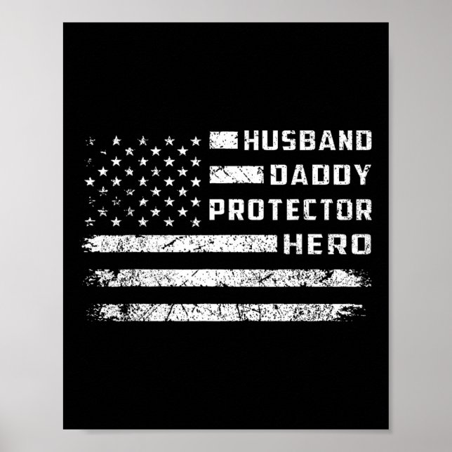 Póster Husid Daddy Protector Hero Padres D (Frente)