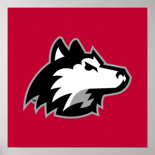 Póster Huskies del norte de Illinois