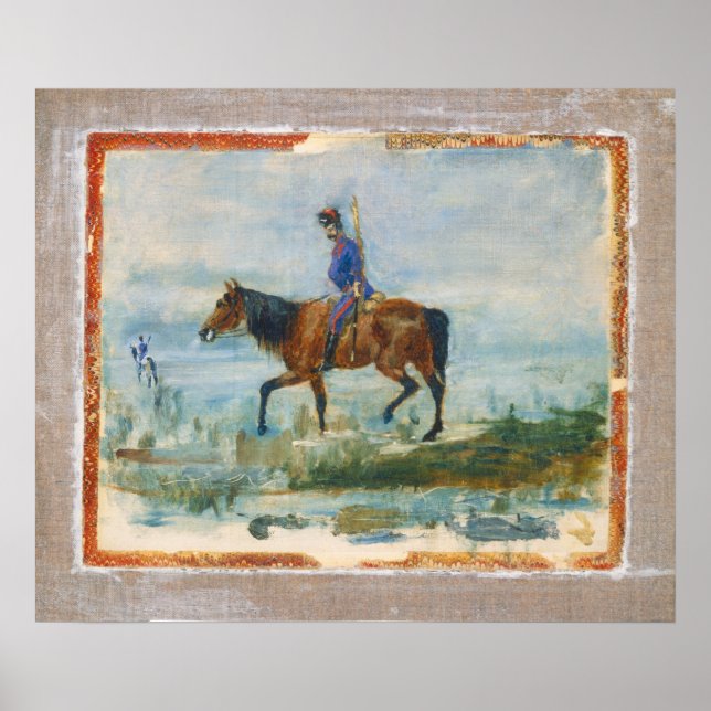 Póster Hussars - Bella Artes de Toulouse-Lautrec (Frente)