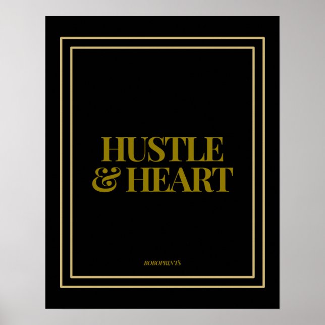 Póster Hustle & Heart (Frente)