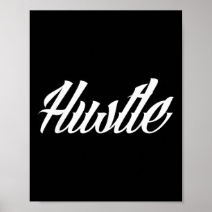 Póster Hustle Tattoo Style