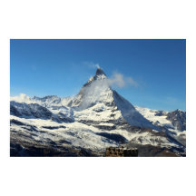 Hut Roof Under Horn Matterhorn Zermatt Alps