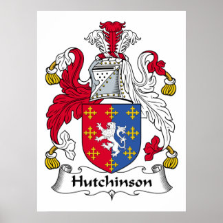 Póster Hutchinson Family Crest