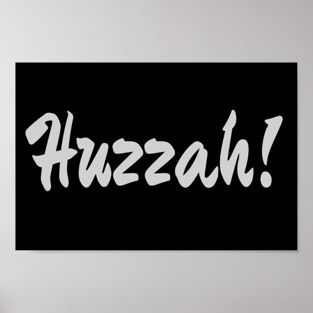 Póster ¡Huzzah! (Frente)