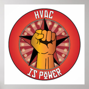 Póster Hvac Es Poder