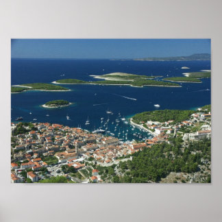 Póster Hvar Pakleni otoci Hrvatska