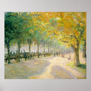 Póster Hyde Park Camille Pissarro 1890 otoño otoño