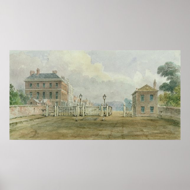 Póster Hyde Park Corner Turnpike, 1785 (Frente)