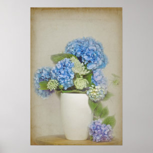 Póster Hydrangea Bouquet