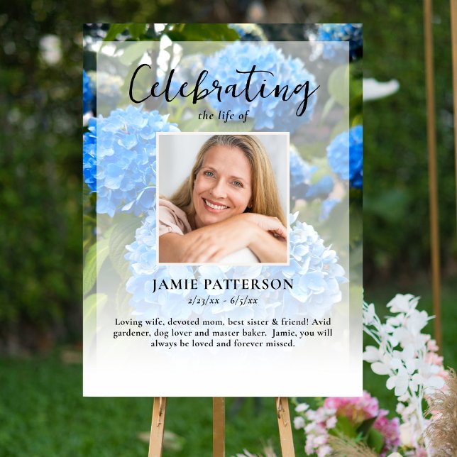 Póster Hydrangea Flower Life Celebration Foto Funeral (Subido por el creador)